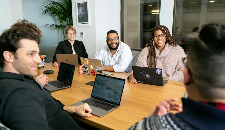 Business meeting and strategy session